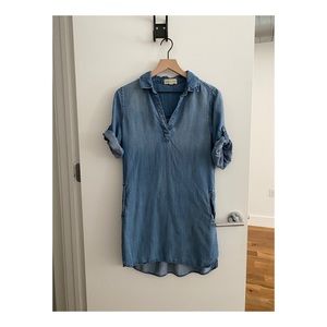 Cloth & Stone Chambray Shirt Dress